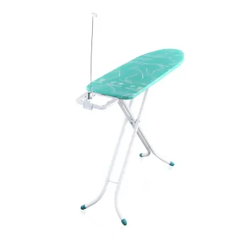 Masa de calcat, Leifheit, Air Board Compact M, 120x38 cm, turcoaz/alb imagine