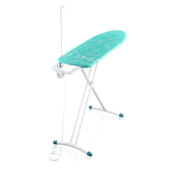 Masa de calcat, Leifheit, Air Board M Solid Plus, 120x38 cm, turcoaz/alb imagine