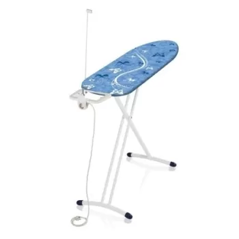 Masa de calcat, Leifheit Air Board M Solid Plus, 38 x 120 cm, albastru imagine