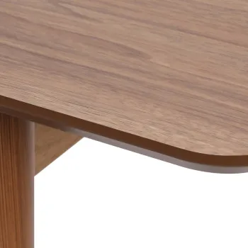 Masa de sufragerie extensibila, Nmobb, Lotus, 130x75x80 cm, MDF , Maro imagine