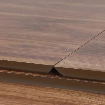 Masa de sufragerie extensibila, Nmobb, Sigma, MDF , Nuc/Alb imagine