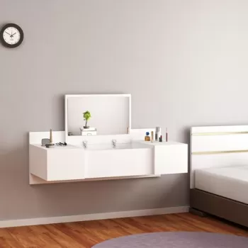 Masa de toaleta / machiaj cu oglinda Zakkum, Arnetti imagine