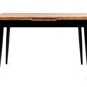 Masa extensibila, Nmobb, Ay, 120x75x70 cm, PAL, Maro imagine