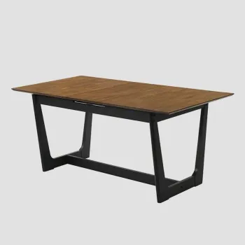 Masa extensibila Pahkel, Homla, 140-175x90x76 cm, lemn de cauciuc, maro imagine