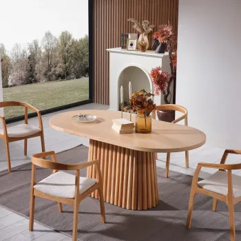 Masa, Fairfax, Atlantis, 170x75x90 cm, Natural imagine