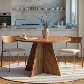 Masa, Hanah Home, Virella, 120x75x120 cm, Maro imagine