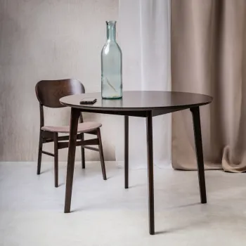 Masa Malti, Homla, 100x75 cm, MDF/lemn, maro inchis imagine