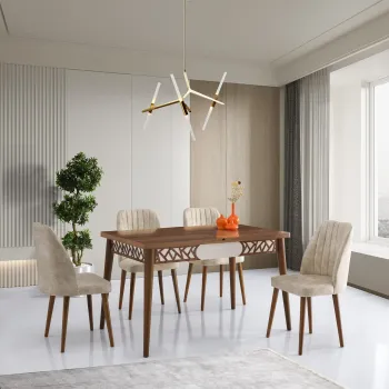 Masa, Nmobb, Mira, Cadru: 100% PAL MELAMINAT DE PARTICLE, Maro imagine