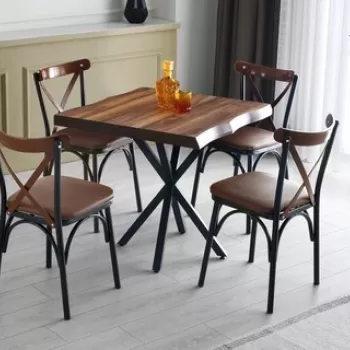 Masa, Nmobb , Safir, 80x75x80 cm, PAL, Nuc imagine