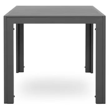 Masa pentru gradina Haven, 80x80x75 cm, aluminiu, gri imagine