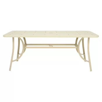Masa pentru terasa/gradina Riverside, 182.9x106.8x71.8 cm, aluminiu, natur imagine