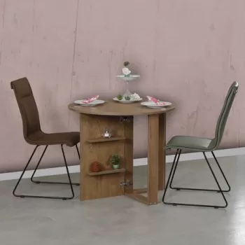 Masa pliabila, Comforty, Middle, 90x77x45 cm, Stejar caucazian imagine