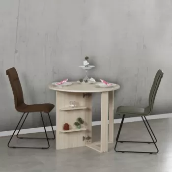 Masa pliabila, Comforty, Middle, 90x77x45 cm, Stejar imagine