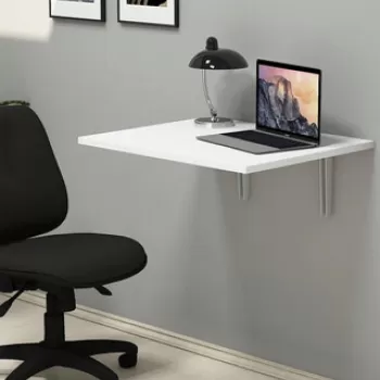 Masa pliabila, Puqa Design, Nur, 60x1.8x50 cm, PAL, Alb imagine