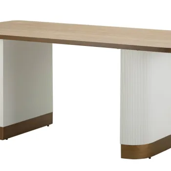 Masa Tolosa, Mauro Ferretti, 180x90x76 cm, MDF/lemn de frasin/fier, multicolor imagine