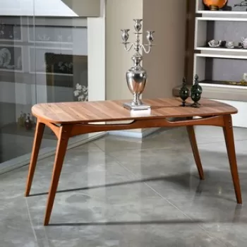 Masa, Vow Chair, Touch 998VOW1706, 160 x 75 x 80 cm, lemn de carpen, maro imagine