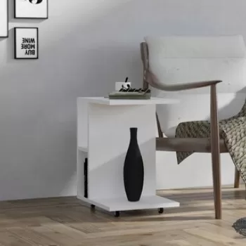 Masuta, Asse Home, Amy, 45x50x35 cm, Alb imagine