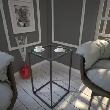 Masuta, Comforty, Pure, 35x62x35 cm, Antracit imagine