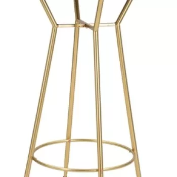 Masuta de bar Circle, Mauro Ferretti, O 60x105 cm, fier, auriu imagine