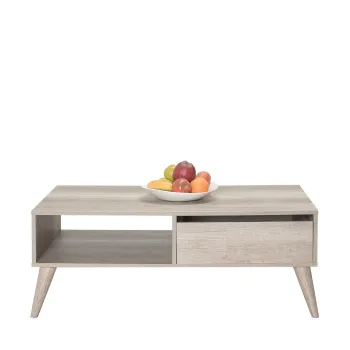 Masuta de cafea, Adore, Shp-655-Tt-1, 110x42x65 cm, PAL, Nuc deschis imagine