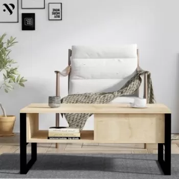 Masuta de cafea, Asse Home, Devon Orta , 100x60x44 cm, Stejar safir imagine