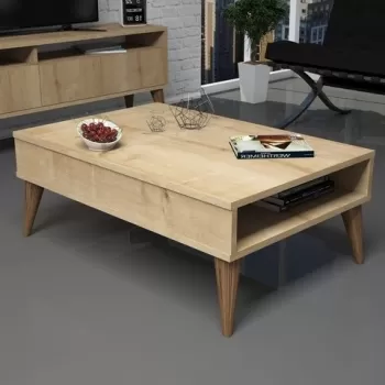 Masuta de cafea Best Oak, Hommy Craft, 90x60x34,6 cm, stejar imagine