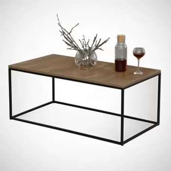 Masuta de cafea Cosco Caucasian, Comforty, 95x55x43 cm, stejar caucazian imagine