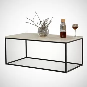 Masuta de cafea Cosco Oak, Comforty, 95x55x43 cm, stejar imagine