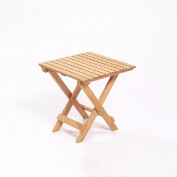 Masuta de cafea de gradina, Meya Dekor, MY019, 40x40x40 cm, Maro imagine