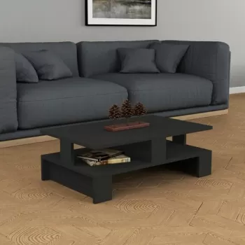 Masuta de cafea, Decortie, Mansu, 80x27.5x50 cm, Antracit imagine