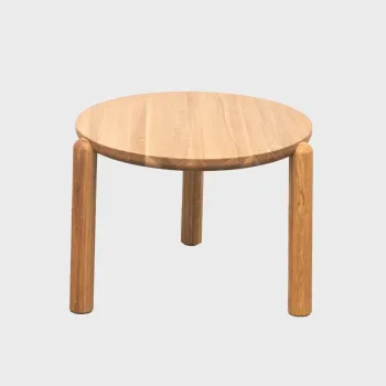 Masuta de cafea Delicia, Homla, 60x40 cm, lemn, natur imagine