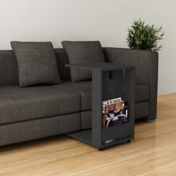 Masuta de cafea Edi, Decortie, 37x45x60 cm, antracit imagine