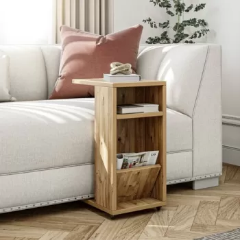 Masuta de cafea Filinta, Kalune Design, 30x40x63 cm, maro imagine