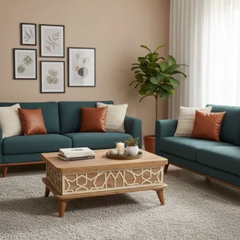 Masuta de cafea, Hanah Home, Ada, 90x38x60 cm, PAL, Pin imagine