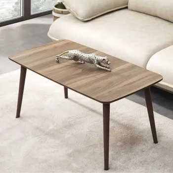 Masuta de cafea, Hanah Home, Luci, 100x45x53 cm, Maro imagine