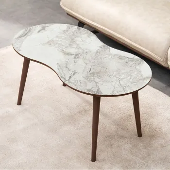 Masuta de cafea, Hanah Home, Moon, 99x45x54 cm, Alb imagine