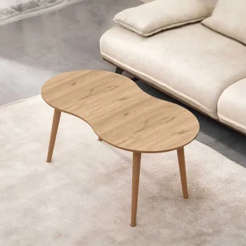 Masuta de cafea, Hanah Home, Moon, 99x45x54 cm, Stejar imagine