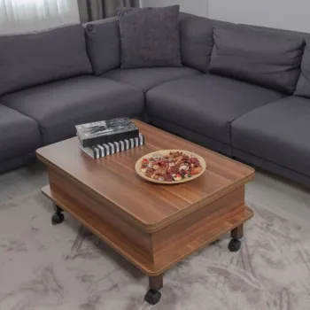 Masuta de cafea, Hanah Home, Nino, 90x40x60 cm, PAL, Maro imagine