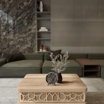 Masuta de cafea, Hanah Home, Ottowa Ada, 90x38x60 cm, PAL, Alaska imagine