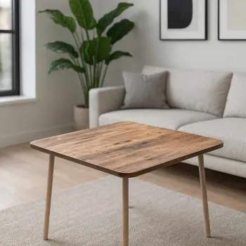 Masuta de cafea, Hanah Home, Peka-249, 60x47x60 cm, PAL, Pin imagine
