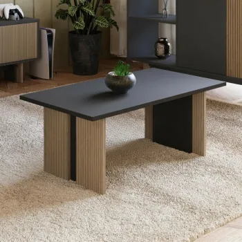 Masuta de cafea, Hanah Home, Ravello, 90x40x50 cm, PAL, Stejar cald / Antracit imagine
