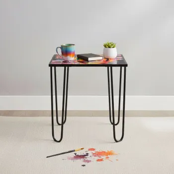 Masuta de cafea, Hanah Home, Shb-032-F, 53x55x53 cm, Multicolor imagine