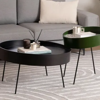 Masuta de cafea, Howard, Ilo, 80x47x80 cm, Antracit imagine