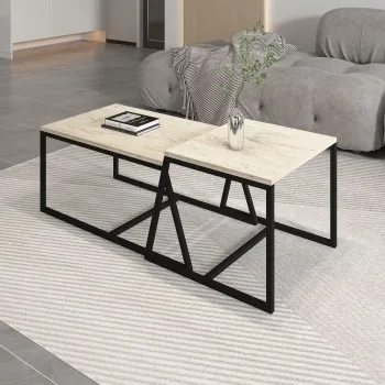 Masuta de cafea, Inarch, Minimal, Travertin imagine