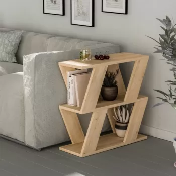 Masuta de cafea Lazena, Decortie, 60x22x57 cm, natural imagine