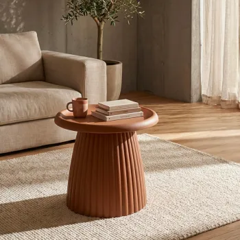 Masuta de cafea, Mauro Ferretti, Geax, 50x45 cm, plastic, rosu imagine