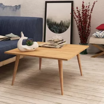 Masuta de cafea, Mod Design, Leyman, 80x42x80 cm, Stejar imagine