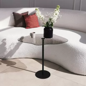 Masuta de cafea, Neostill, Dior, 60x50x45 cm, Negru imagine