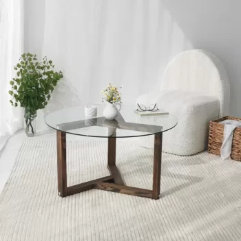 Masuta de cafea, Neostill, Miro, 75x40x75 cm, Nuc imagine