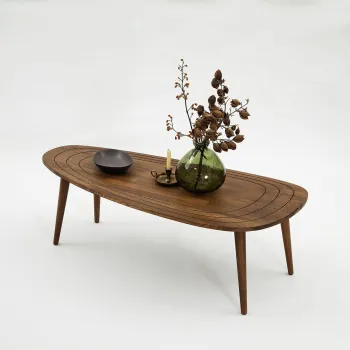 Masuta de cafea, Neostill, Sweet, 115x38x50 cm, Lemn masiv, Maro imagine